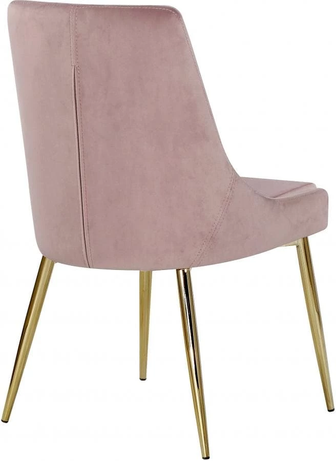 Meridian Furniture Karina Velvet Dining Chair Set Of 2