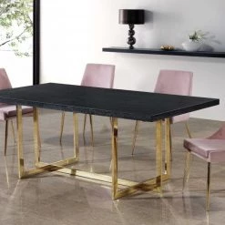 Meridian Furniture Karina Velvet Dining Chair Set Of 2