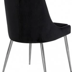 Meridian Furniture Karina Velvet Dining Chair Set Of 2