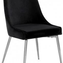 Meridian Furniture Karina Velvet Dining Chair Set Of 2