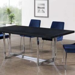 Meridian Furniture Karina Velvet Dining Chair Set Of 2