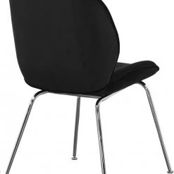 Meridian Furniture Dining Room Paris Velvet Dining Chair Set Of 2