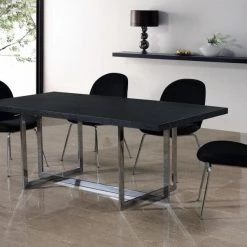 Meridian Furniture Dining Room Paris Velvet Dining Chair Set Of 2