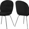 Meridian Furniture Dining Room Paris Velvet Dining Chair Set Of 2