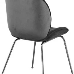 Meridian Furniture Dining Room Paris Velvet Dining Chair Set Of 2