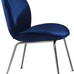 Meridian Furniture Dining Room Paris Velvet Dining Chair Set Of 2