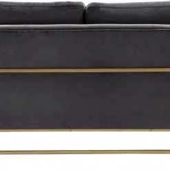 Meridian Furniture Living Room Mila Velvet Loveseat