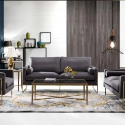 Meridian Furniture Living Room Mila Velvet Loveseat