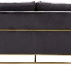 Meridian Furniture Mila Velvet Sofa Living Room