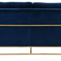 Meridian Furniture Mila Velvet Sofa Living Room