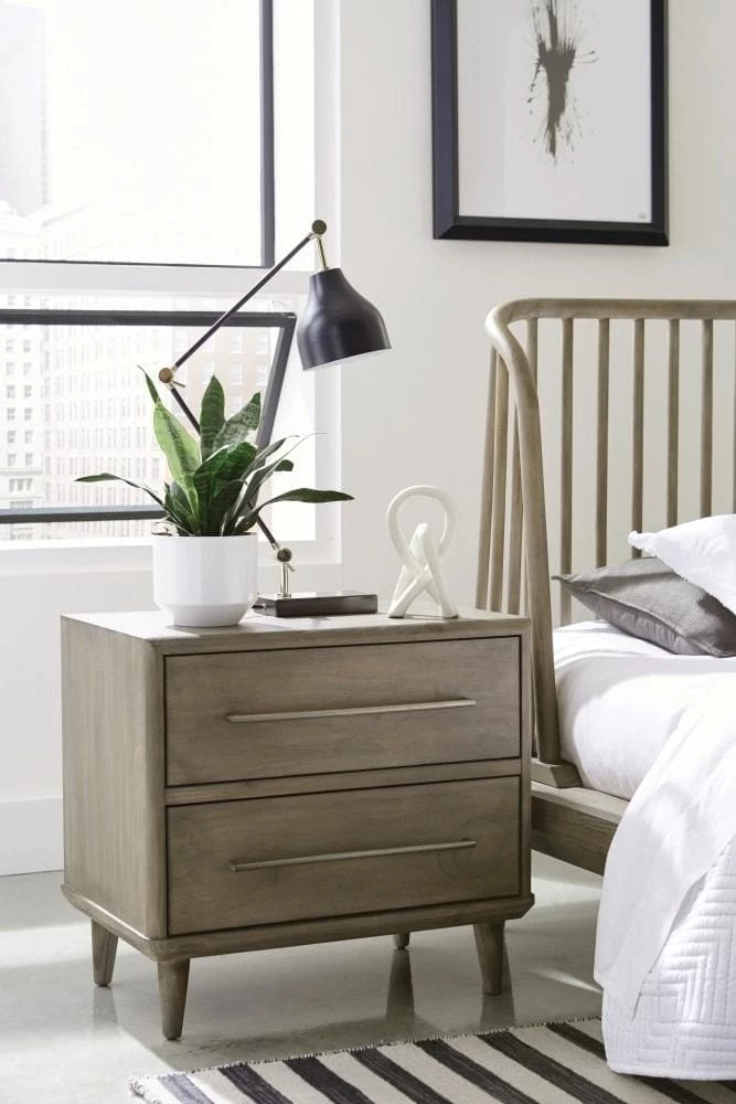 Modus Furniture Bedroom Spindle Nightstand