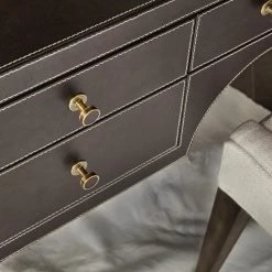 Bernhardt Clarendon Leather Wrapped Desk