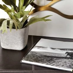 Bernhardt Clarendon Leather Wrapped Desk