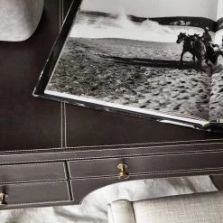 Bernhardt Clarendon Leather Wrapped Desk