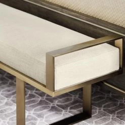 Bernhardt Profile Metal Bench Bedroom