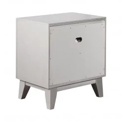 Coaster Bedroom Leighton Mirrored 2 Drawer Nightstand