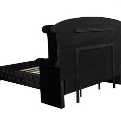 Coaster Bedroom Deanna Tufted Upholstered Bed Black