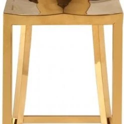 Meridian Furniture Maddox Stainless Steel Bar Stool