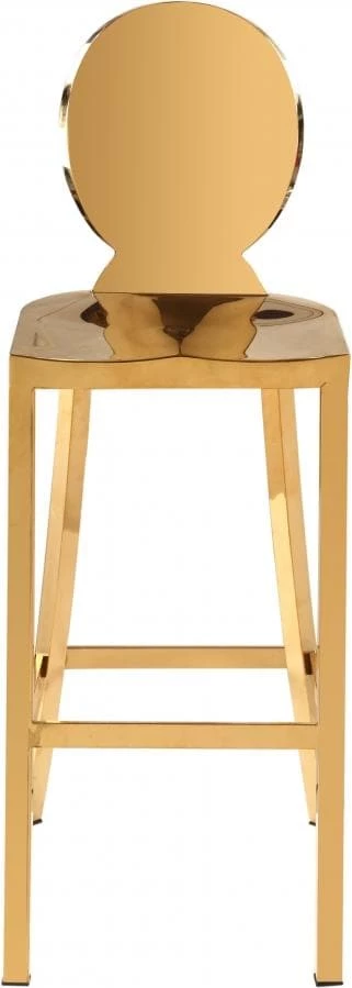 Meridian Furniture Maddox Stainless Steel Bar Stool