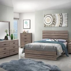 Coaster Brantford Panel Bed Barrel Oak