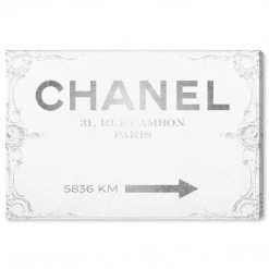 Oliver Gal Couture Road Sign Rococo