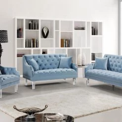 Meridian Furniture Roxy Velvet Sofa