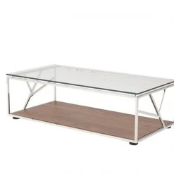 VIG Modrest Cressida Modern Walnut Coffee Table