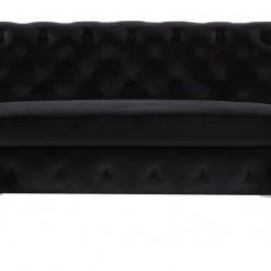 Meridian Furniture Gail Velvet 3 Piece Sectional Living Room