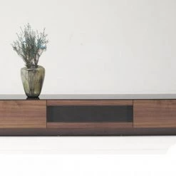 VIG Modrest Darius Modern Walnut TV Stand Side & Console Table