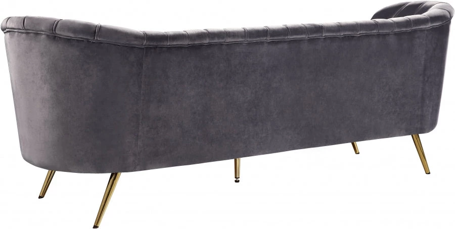 Meridian Furniture Living Room Margo Velvet Sofa