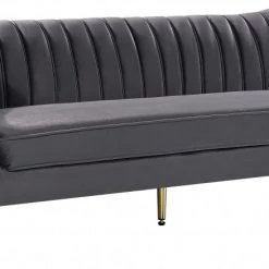 Meridian Furniture Living Room Margo Velvet Sofa