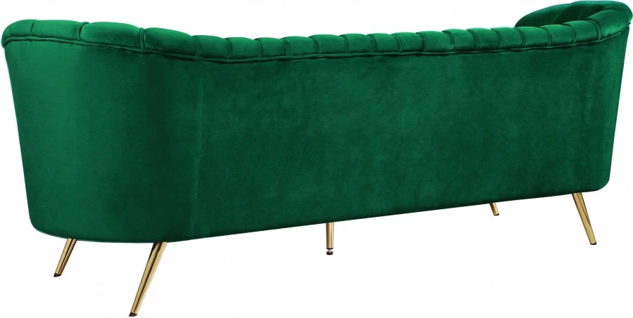 Meridian Furniture Living Room Margo Velvet Sofa