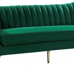 Meridian Furniture Living Room Margo Velvet Sofa