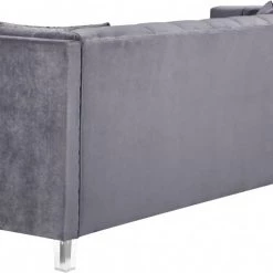 Meridian Furniture Mariel Velvet Sofa Living Room