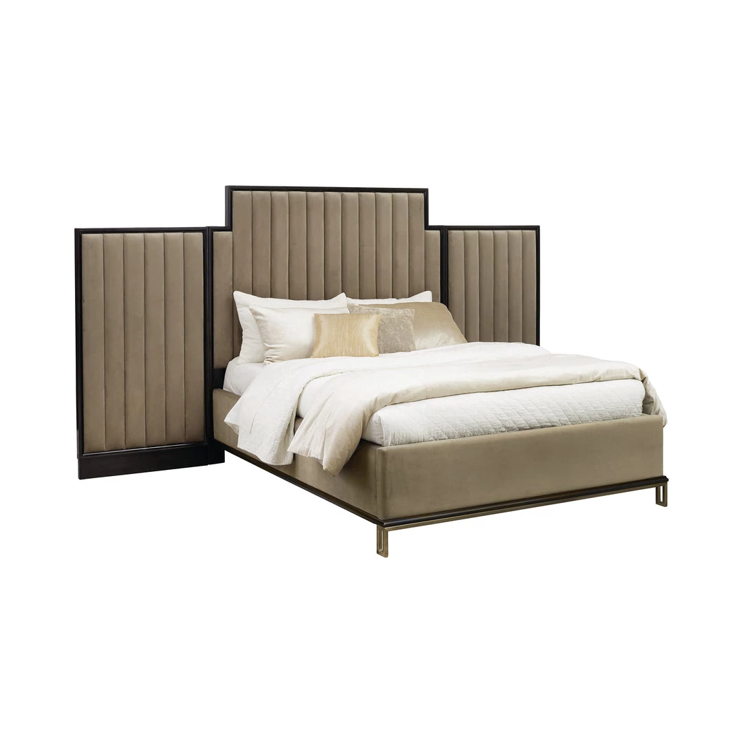 Coaster Formosa Upholstered Bed Camel