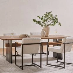 Four Hands Dining Room Brennan Dining Table-Dove Oak