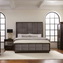 Coaster Bedroom Durango Bed Smoked Peppercorn And Grey
