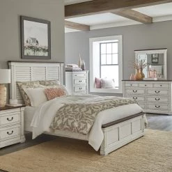 Coaster Bedroom Hillcrest Panel Bed White