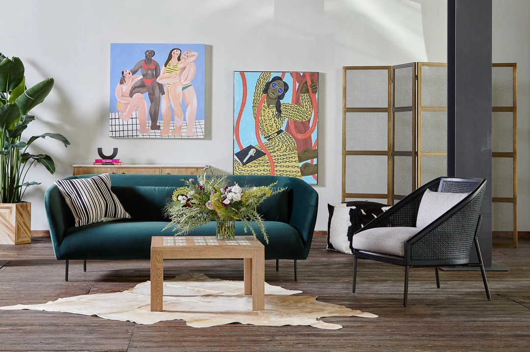 Four Hands Albie Sofa Living Room