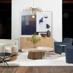 Four Hands Marta Sofa-87"-Plushtone Linen Living Room