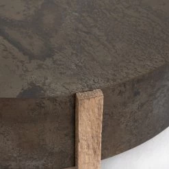 Four Hands Bingham Coffee Table-Rustic Oak Veneer