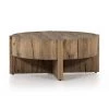 Four Hands Bingham Coffee Table-Rustic Oak Veneer