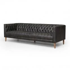 Four Hands Living Room Williams Leather Sofa
