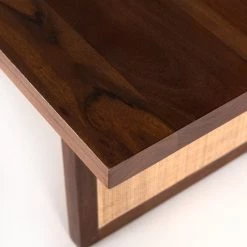 Four Hands Goldie Dining Table-Toasted Acacia