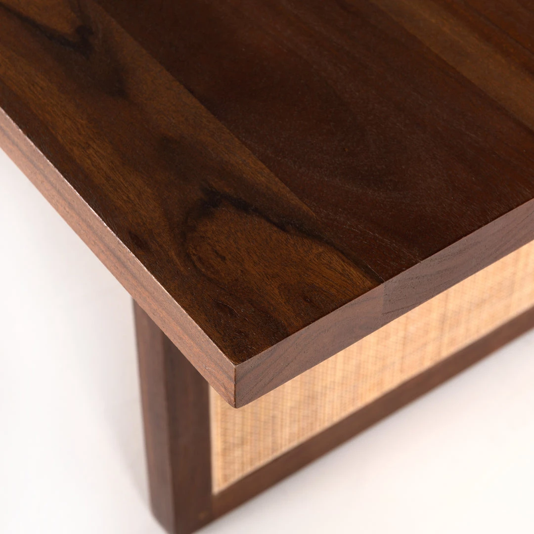 Four Hands Goldie Dining Table-Toasted Acacia