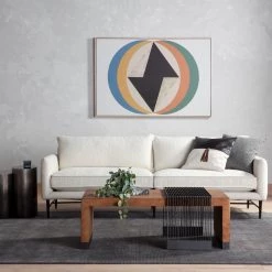 Four Hands Delaney Sofa-93"-Altro Snow