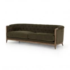 Four Hands Living Room Ellsworth Sofa-90"-Sutton Olive