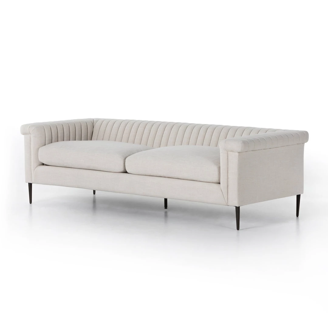 Four Hands Watson Sofa-93"-Cambric Ivory