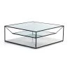 Four Hands Basilio Coffee Table-Matte Black
