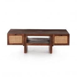 Four Hands Goldie Coffee Table-Toasted Acacia